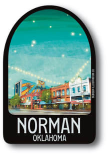 Norman City Stickers - Black