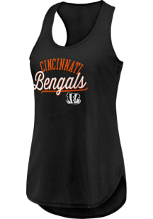 Cincinnati Bengals Womens Black Arch Tank Top