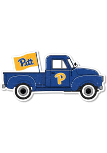 Pitt Panthers 2" Truck Dizzler Stickers - Blue
