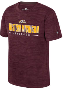 Colosseum Western Michigan Broncos Youth Brown Anderson Short Sleeve T-Shirt