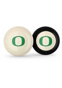 Oregon Ducks Team Logo Cue Ball and 8 Ball Combo Billiard Balls