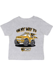 Vive La Fete VCU Rams Infant On My Way Short Sleeve T-Shirt Grey
