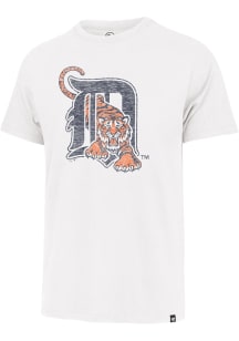 47 Detroit Tigers White Tiger Logo Short Sleeve Fashion T Shirt