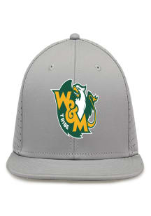 William & Mary Tribe Grey Perf Snapback Mens Snapback Hat