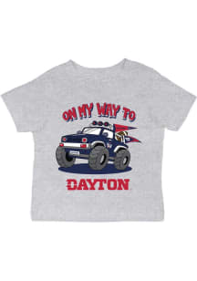 Vive La Fete Dayton Flyers Infant On My Way Short Sleeve T-Shirt Grey