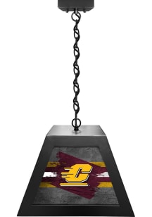 Central Michigan Chippewas Pendant Black Billiard Lamp