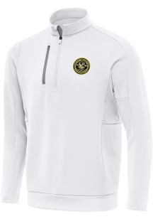 Antigua Pittsburgh Riverhounds SC Mens White Generation Long Sleeve Qtr Zip Pullover