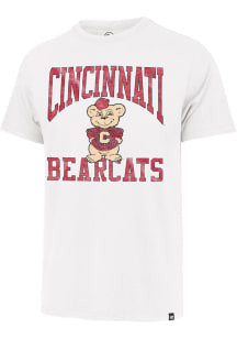 47 Cincinnati Bearcats White Big Ups Vault Bear Short Sleeve Fashion T Shirt