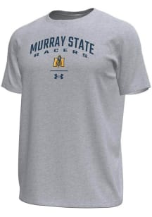 Under Armour Murray State Racers Grey Arch over logo Tech Stretch Short Sleeve T Shirt