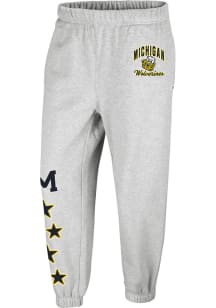 47 Michigan Wolverines Womens Seeing Stars Ash Sweatpants