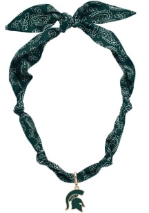 Michigan State Spartans Logo Bandana Scarf Necklace