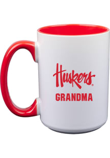 Nebraska Cornhuskers Grandma 15oz Ceramic Mug - White