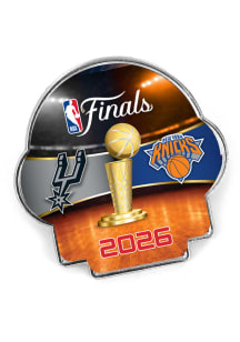 New York Knicks Souvenir vs Spurs 2026 Finals Pin - Blue