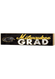 KH Sports Fan Milwaukee Panthers Grad graduation graphic Sign - Black