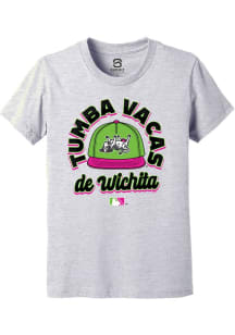 Summit Sportswear Wichita Wind Surge Youth Grey Copa Short Sleeve T-Shirt