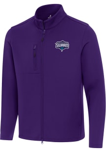 Antigua Greensboro Swarm Mens Purple Objection Light Weight Jacket