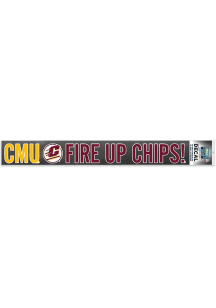 Central Michigan Chippewas Long Text Auto Strip - Maroon