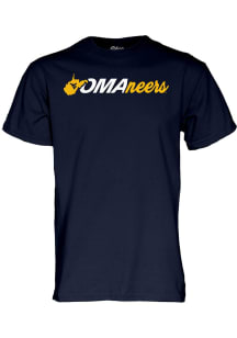 Blue 84 West Virginia Mountaineers Navy Blue 2026 College World Series Bound OmaNeers Short Sleeve..