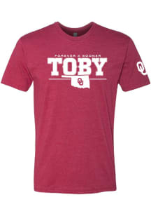 Oklahoma Sooners Cardinal Forever Sooner Short Sleeve Fashion T Shirt