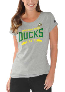 Oregon Ducks Womens Grey Endzone Short Sleeve T-Shirt