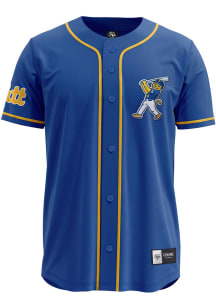 Genuine Collective Pitt Panthers Mens Blue Baseball Homerun Roc Baseball Jersey