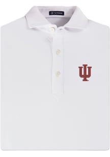 Turtleson Indiana Hoosiers Mens White 423 Performance Short Sleeve Fashion Polo
