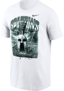 Nike Michigan State Spartans White FAN TEE Short Sleeve T Shirt