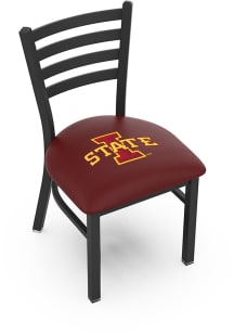 Iowa State Cyclones Stationary Black Wrinkle Finish Pub Stool - Black