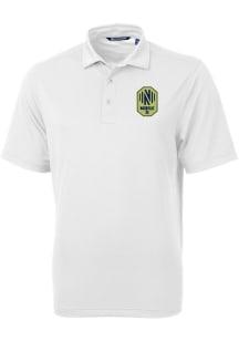 Cutter and Buck Nashville SC White Virtue Eco Pique Big and Tall Polo