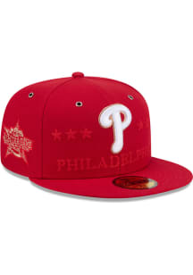 New Era Philadelphia Phillies Mens Red 2026 MLB All Star Game On-Field 59FIFTY Fitted Hat