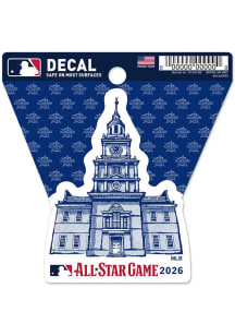 Philadelphia Phillies 2026 All Star Game Independence Hall Auto Decal - Red