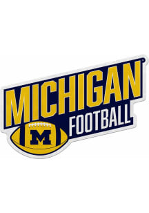 Michigan Wolverines Football Shape Cut Pennant - Navy Blue
