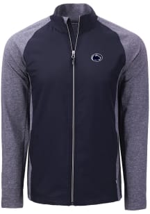 Cutter and Buck Penn State Nittany Lions Mens Navy Blue Adapt Eco Big and Tall Light Weight Jacket