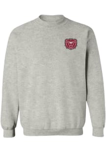 Vive La Fete Missouri State Bears Womens Grey Impressions Crew Sweatshirt