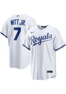 Bobby Witt Jr Kansas City Royals Mens Replica Home Jersey - White