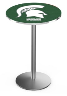 Michigan State Spartans Stainless Round Base Pub Table