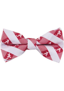 Alabama Crimson Tide Check Bow Mens Tie