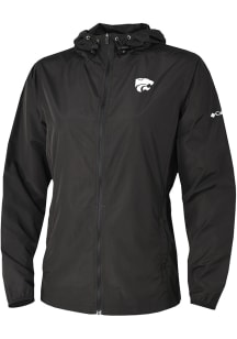 Columbia K-State Wildcats Womens Black Heat Seal Prodigy Light Weight Jacket