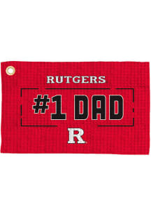 Rutgers Scarlet Knights #1 Dad Waffle Golf Towel