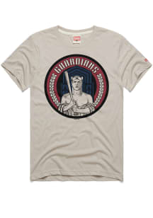 Homage Cleveland Guardians Tan City Connect Logo '24 Short Sleeve Fashion T Shirt
