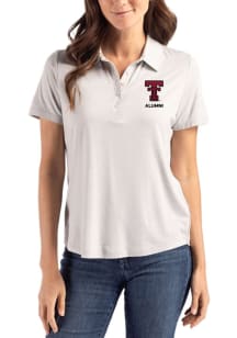 Cutter and Buck Texas Tech Red Raiders Womens Ash Coastline Eco Short Sleeve Polo Shirt