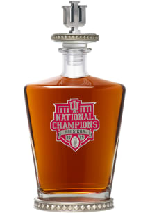 Indiana Hoosiers CFP National Champions 2025 25oz Royal w/ Diamond 3D Top Decanter