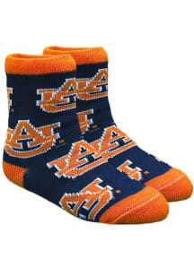 Auburn Tigers Allover Youth Quarter Socks