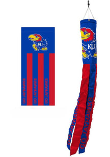 Kansas Jayhawks 40in Red, Blue Windsock