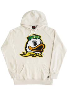 SLAM Oregon Ducks Mens Oatmeal Big Logo Fashion Hood