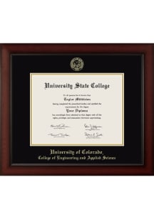 Colorado Buffaloes Embossed Paxton College of Engineering & Applied Science Diploma Frame - Black