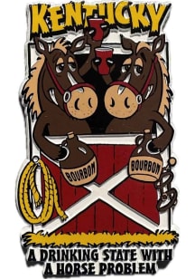 Kentucky Drinking State with a Horse Problem Magnet