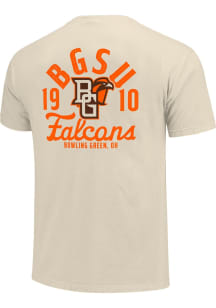 Bowling Green Falcons Ivory Mascot Overlay Short Sleeve T Shirt