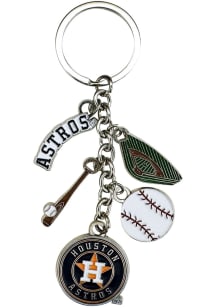 Houston Astros 5-Dangle Keychain - Navy Blue