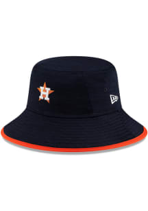 New Era Houston Astros Navy Blue Digitech Drawstring Mens Bucket Hat